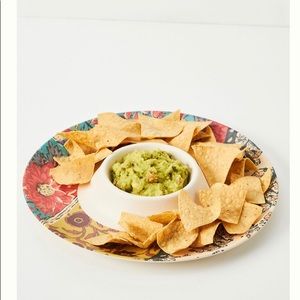 Anthropologie Chip and Dip Platter